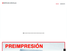 Tablet Screenshot of graficasuncilla.com